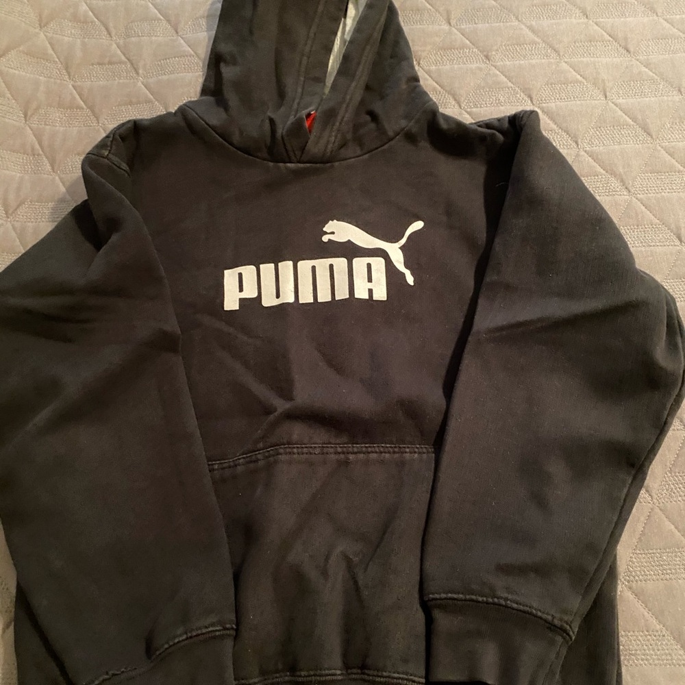 PUMA Black Hoodie Sweater